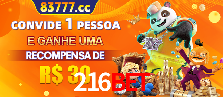 Banner institucional da 216BET sobre parceria de marcas e criação de uma marca de excelência, apresentando os mascotes de jogos populares como o Fortune Tiger.